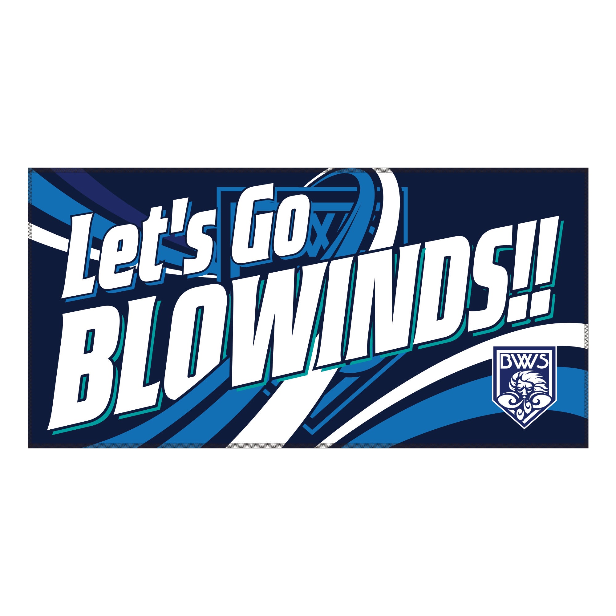 応援メッセージビッグタオル（Let’s Go BLOWINDS）