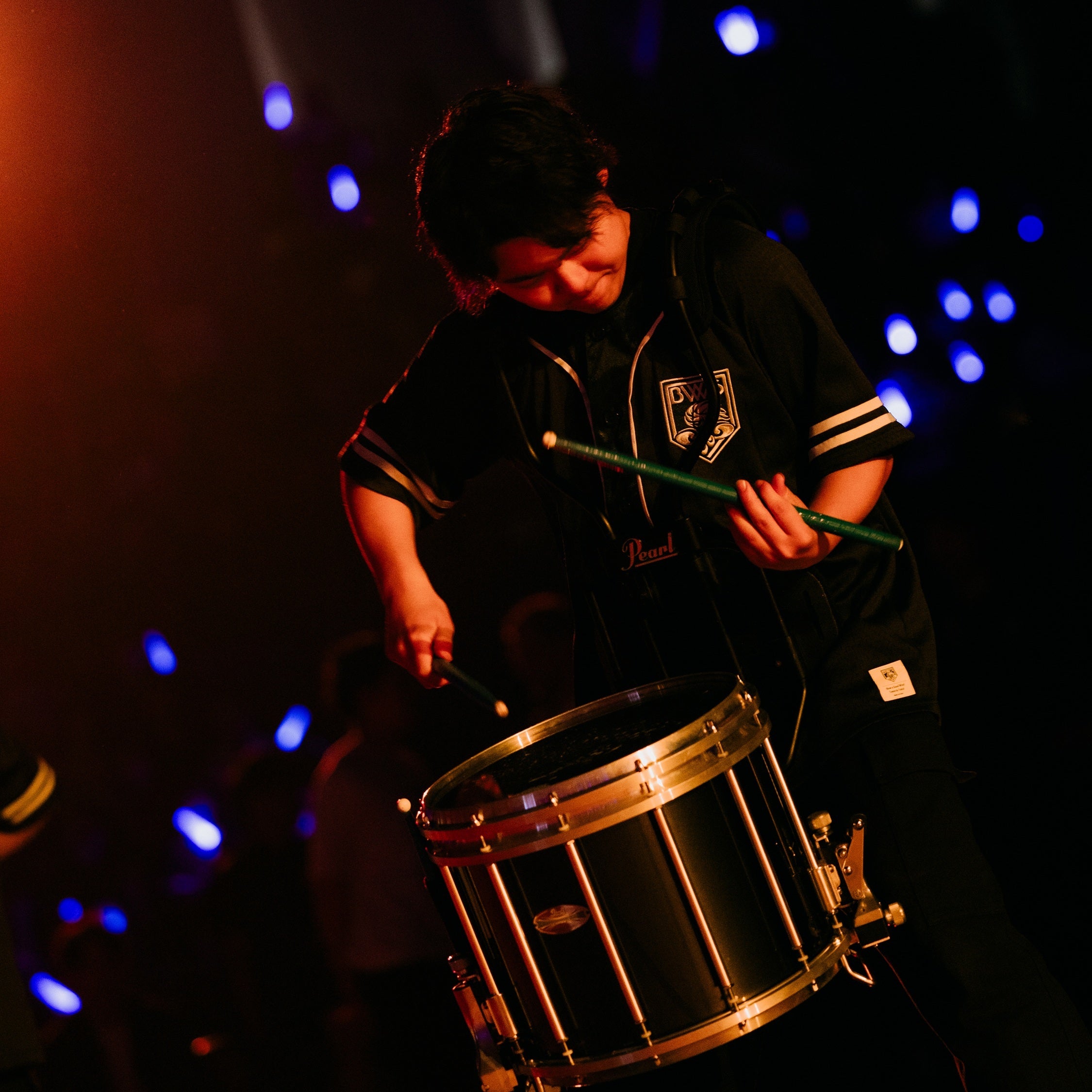 ドラムラインもアリーナを盛り上げます!