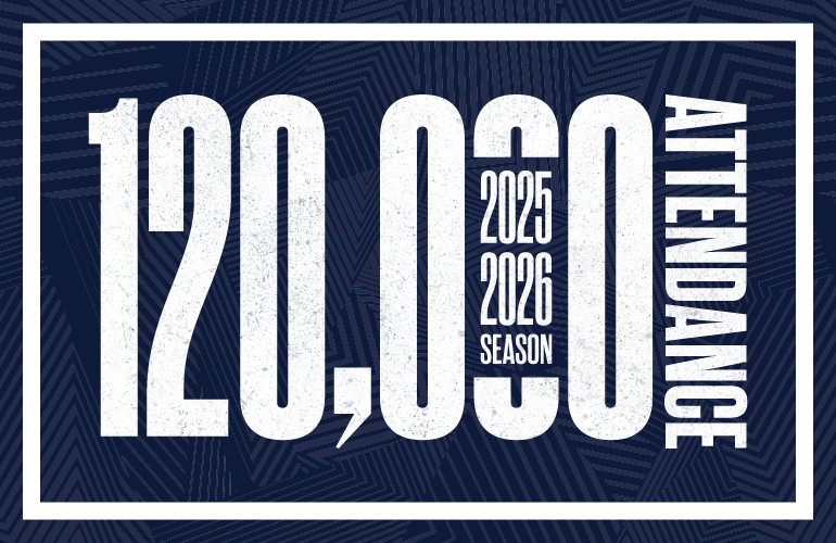 2025-26シーズン入場者数12万人達成記念セレモニー実施！