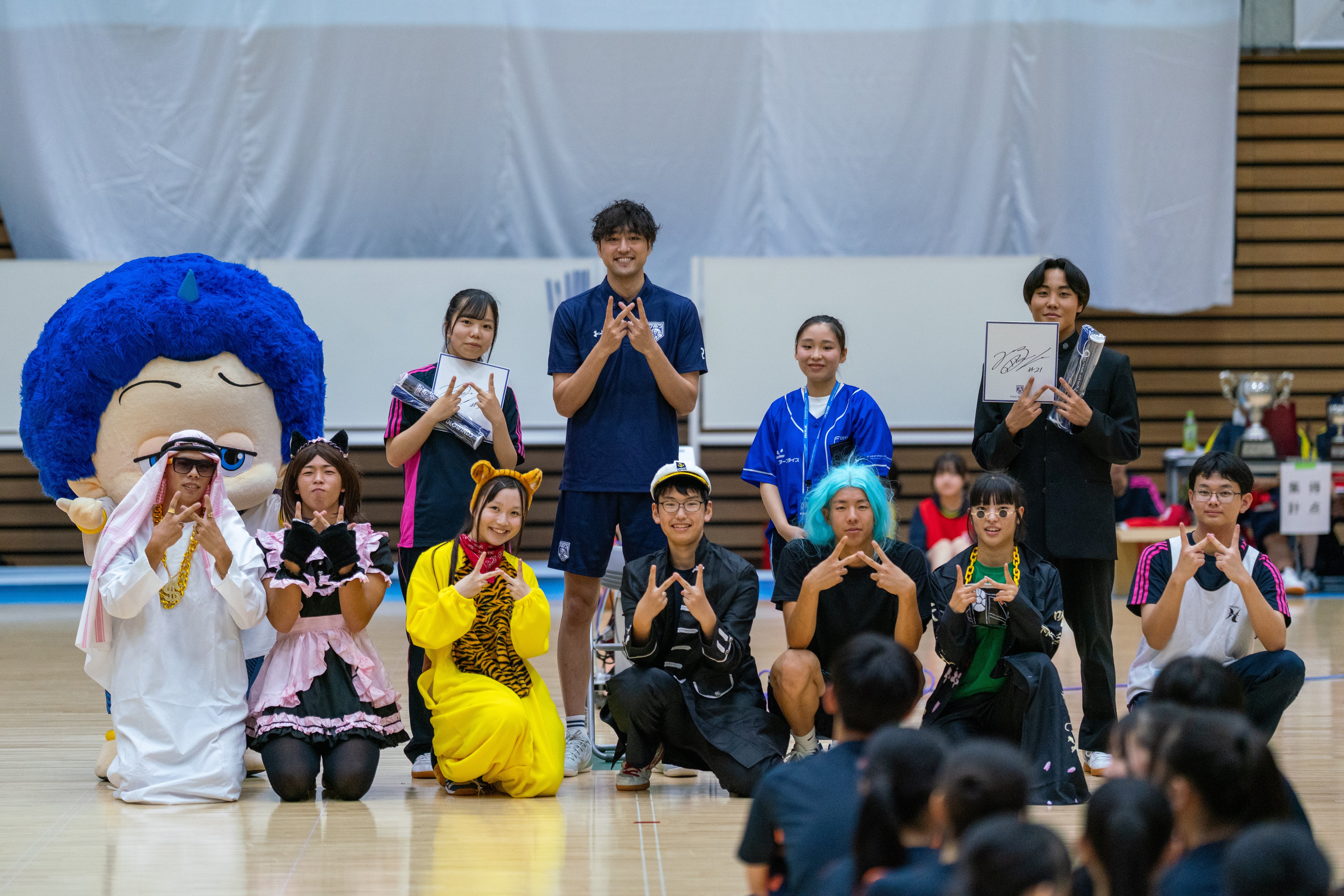 【レポート】満田 丈太郎 選手が母校『北陸高等学校 体育祭』にサプライズ訪問