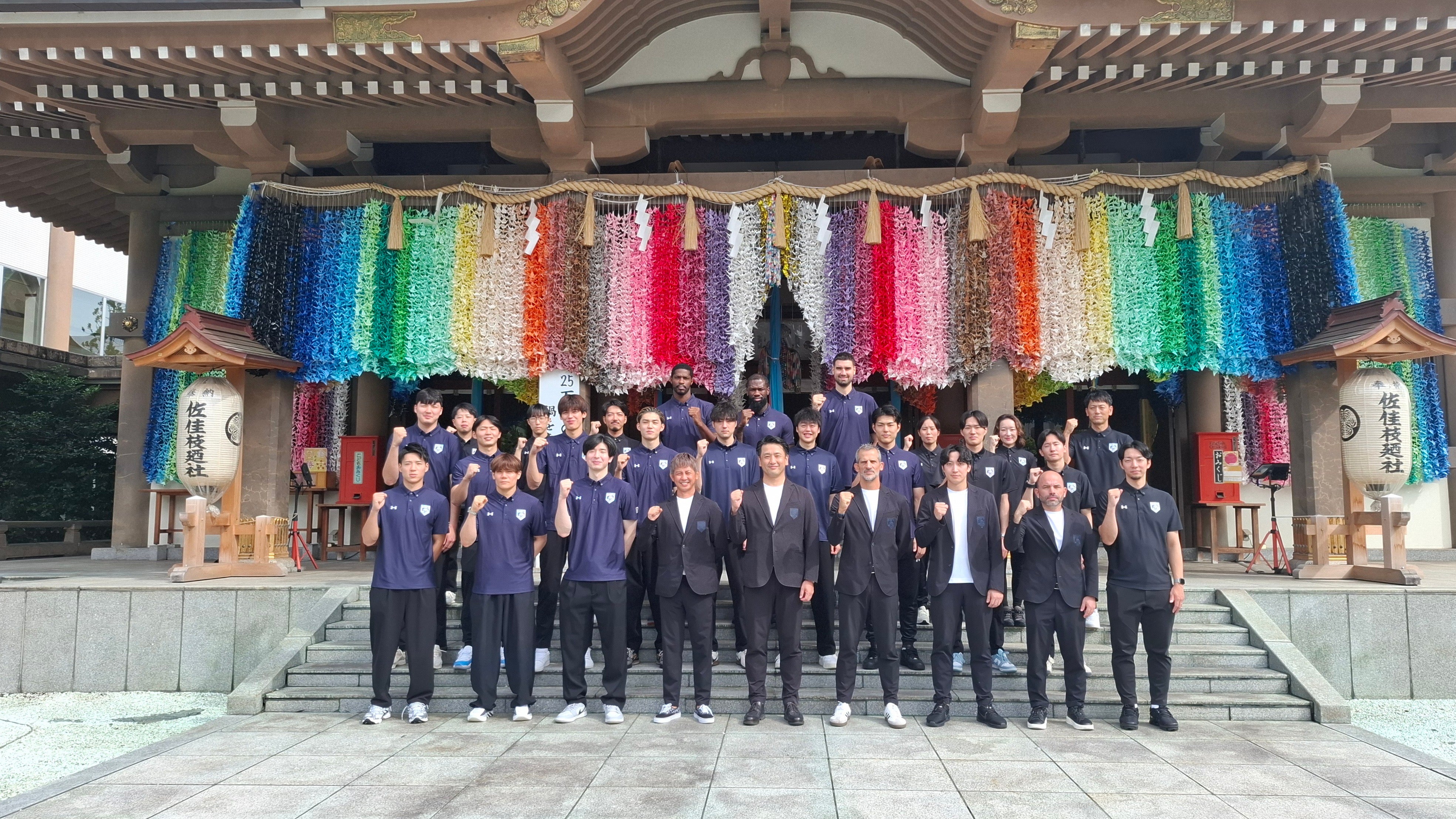 【レポート】佐佳枝廼社にて必勝祈願を行いました